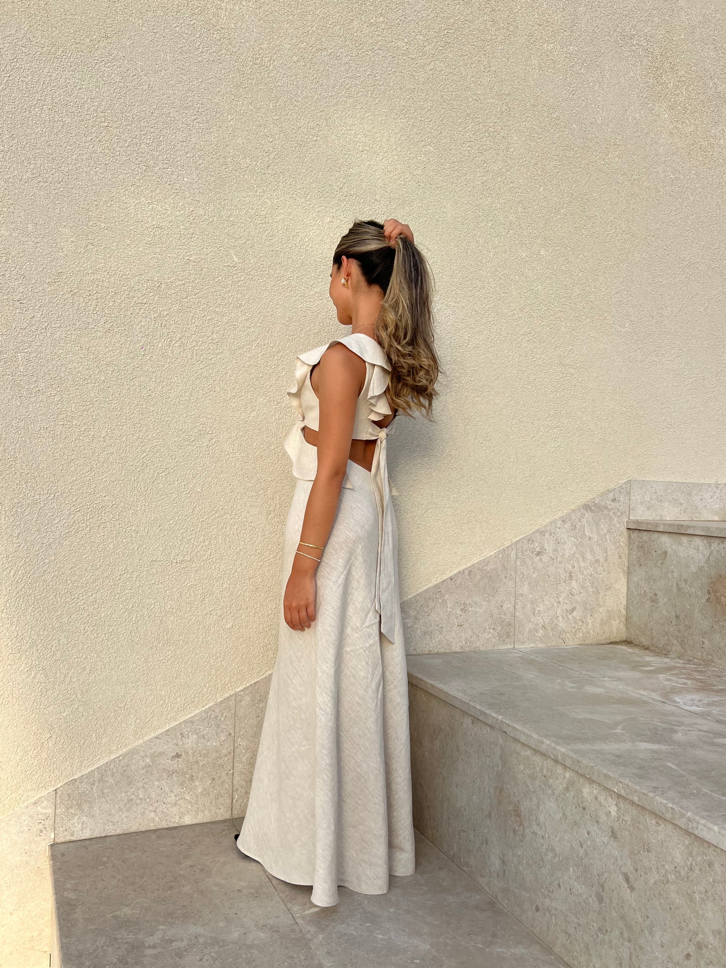 Flounce Maxi Dress