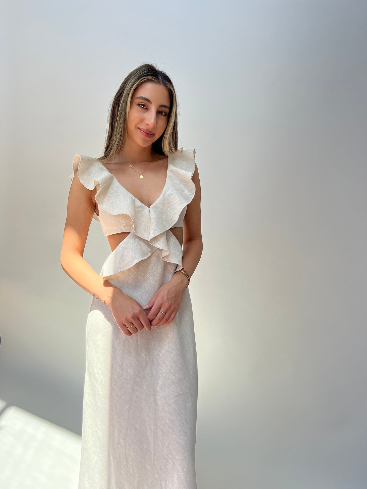 Flounce Maxi Dress