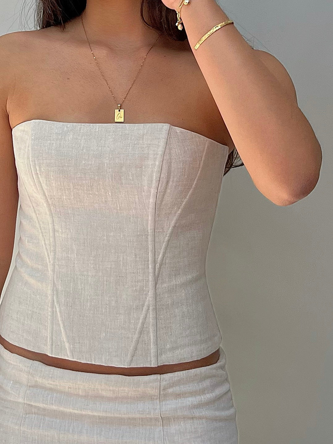 Strapless Corset Natural