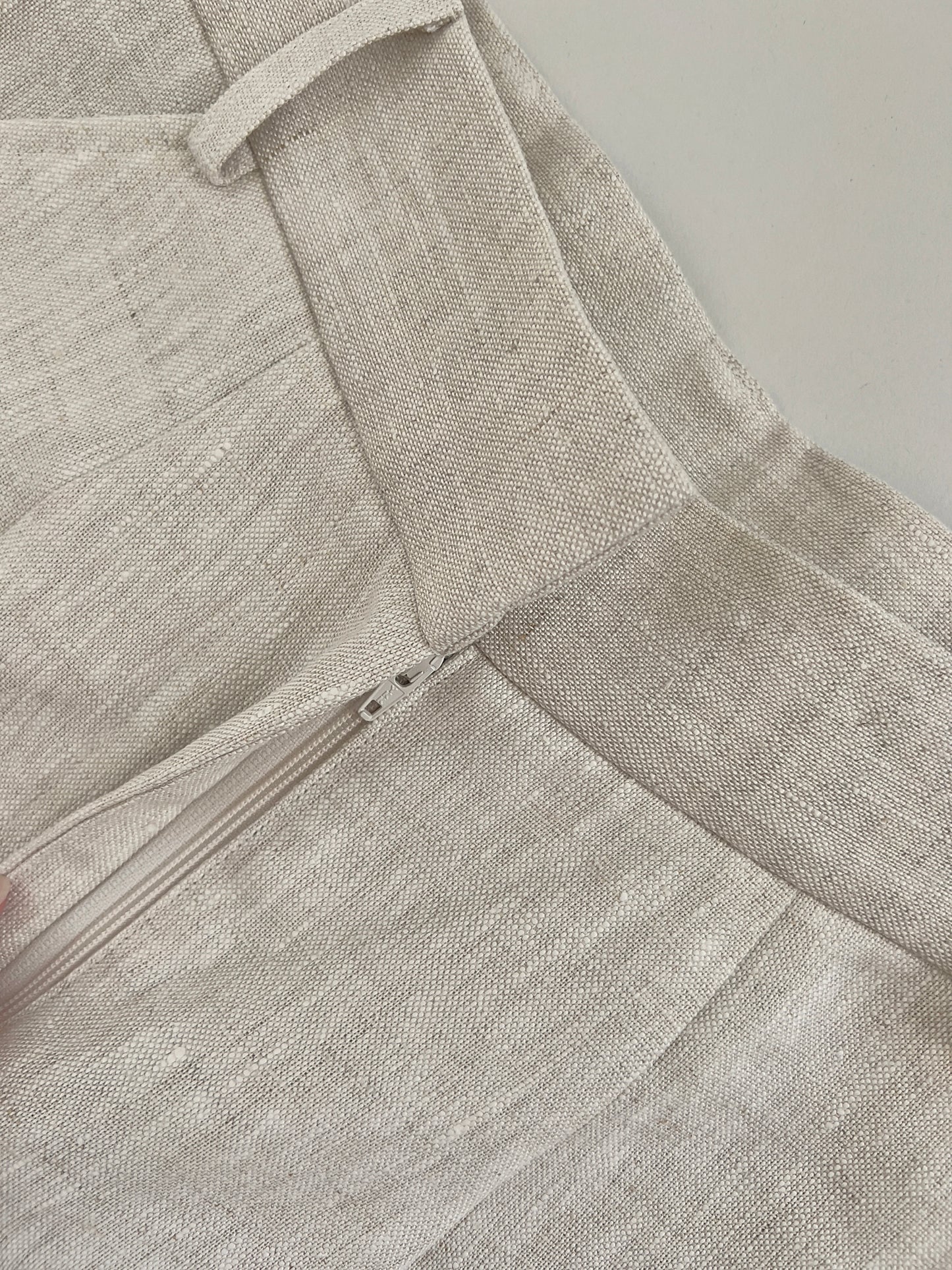 Tailored Linen Trouser Natural