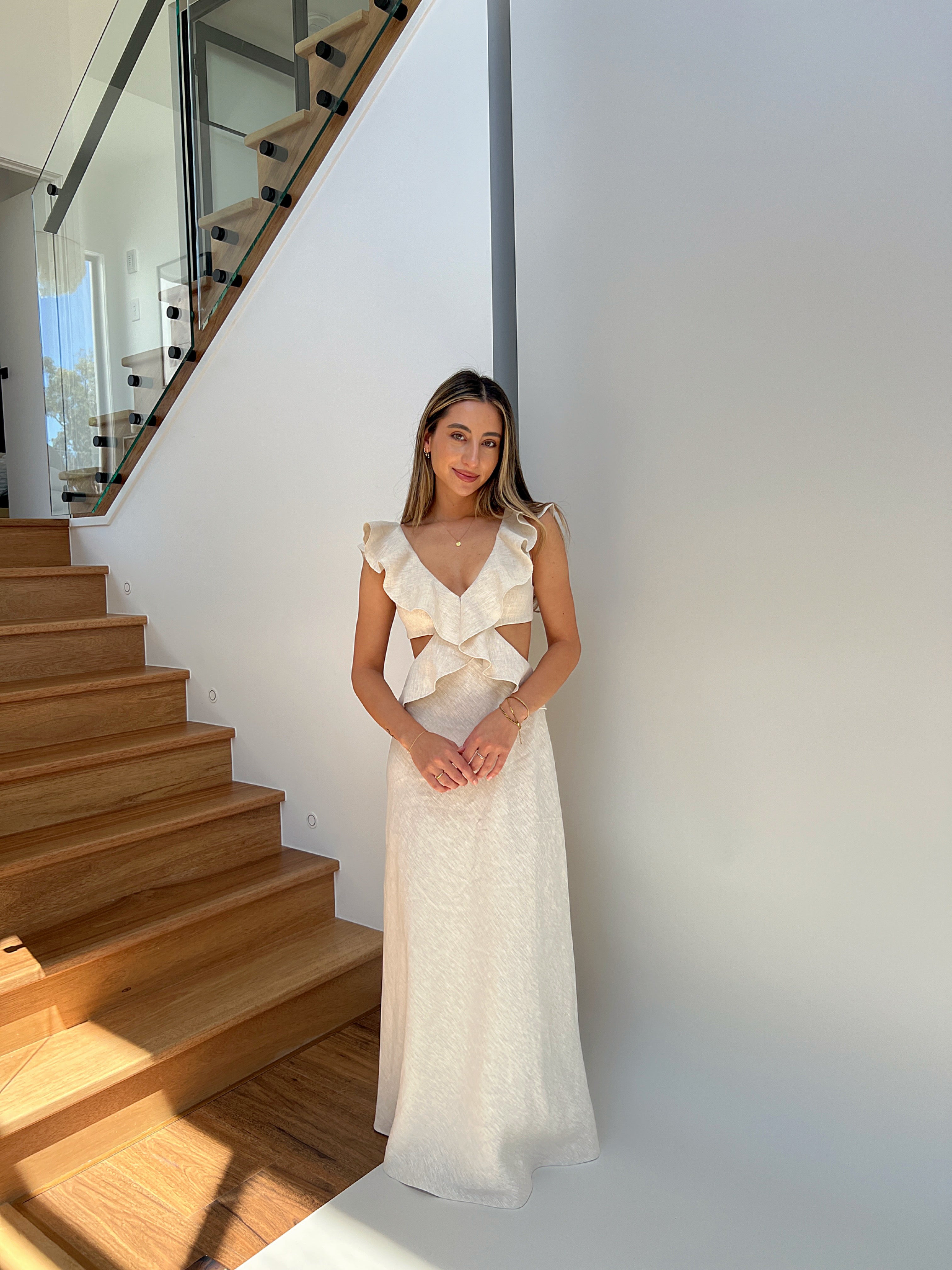 Flounce Maxi Dress – Cienti The Label